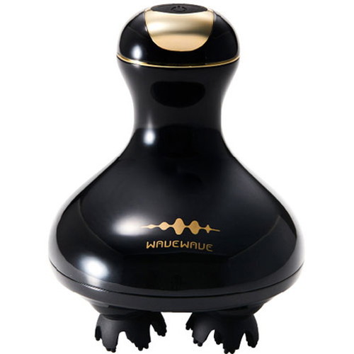 セブンウェイブ WAVEWAVE EMS SCALP HEAD SPA ブラック wavewave012(代引不可)【送料無料】 9,072円