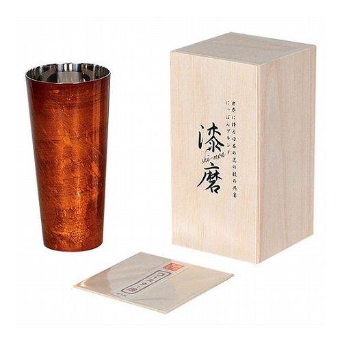 ウチキ 漆磨 漆塗りカップ 白檀(びゃくだん) ピルスナーカップ 赤(二重構造) SCW-P502 雑貨 ホビー インテリア 雑貨 雑貨品(代引不可)【送料無料】の通販は