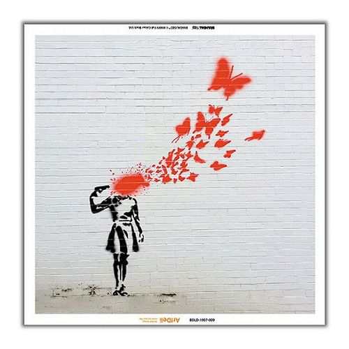 Digital Oasis Visual Sonic アートパネルBluetoothスピーカー Banksy [BDLD-1907-009] BDLD-1907-009 家電 オーディオ関連 スピーカー(