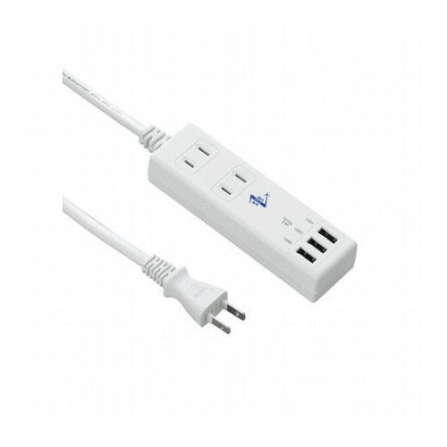 【5個セット】 YAZAWA 国内海外兼用2AC3USB3.4A1mVFC34A2AC3UX5 家電 生活家電 家電用品(代引不可)【送料無料】