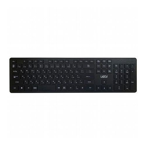 【6個セット】リーダーメディアテクノ 2.4GHワイヤレスキーボード 108キー L-WKB2.4X6 パソコン パソコン周辺機器 キーボード(代引不可)【送料無料】の通販は