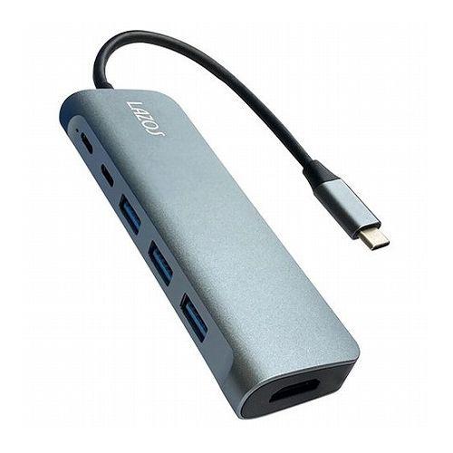 【5個セット】リーダーメディアテクノ TypeC変換アダプタ 8in1 L-CH8X5 パソコン ネットワーク機器 ハブ(代引不可)【送料無料】の通販はその他パソコン・PC周辺機器