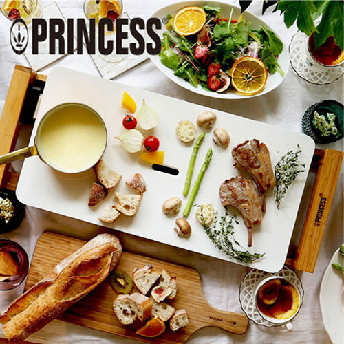 PRINCESS PRINCESS Table Grill Mini Pure テーブルグリル ピュア ホワイト 103030(代引不可)【送料無料】 ホットプレート