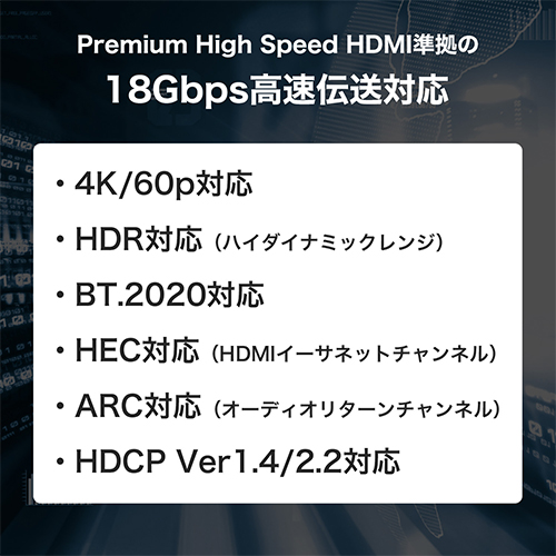 ホーリック 光ファイバー HDMIケーブル 20m 高耐久タイプ HH200-806BB オーディオ関連(代引不可)【送料無料】_2