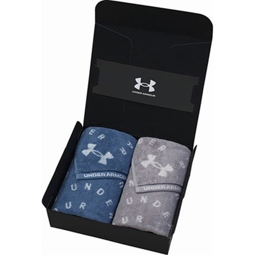 アンダーアーマー スポーツタオル2P ブルー B9136027 雑貨(代引不可)【送料無料】の通販は 5,503円