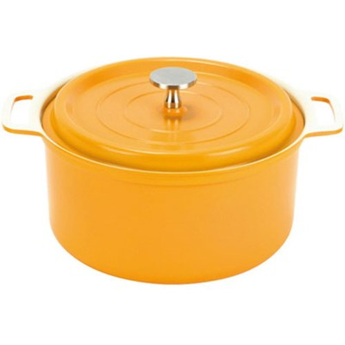 パール金属 無水調理ができるセラミック加工IH対応両手鍋20cm イエロー HB-5725 キッチン雑貨(代引不可)【送料無料】の通販は