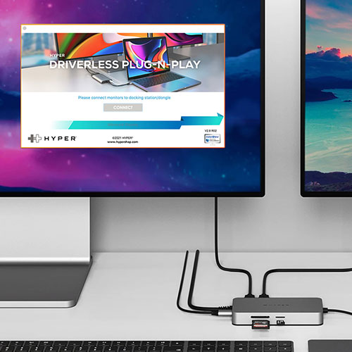 HYPER ハイパー HyperDrive デュアル4K HDMI 10in1 USB-Cハブ for M1/M2/M3 HP-HDM1H パソコン周辺機器(代引不可)【送料無料】_4