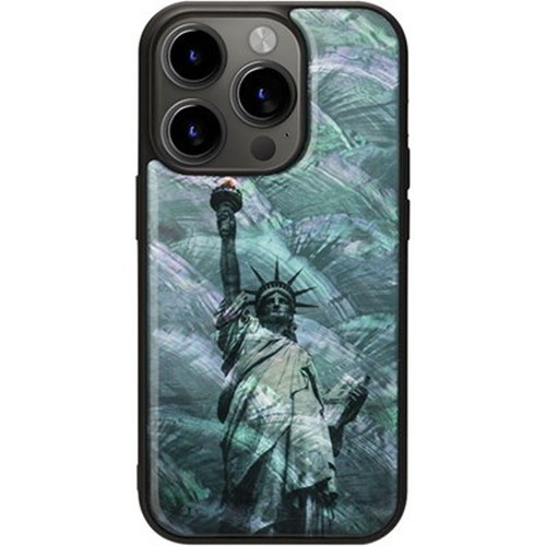 ikins アイキンス 天然貝ケース for iPhone 15 Pro 自由の女神 I25483i15PR iPhone(代引不可)【送料無料】の通販は 6,100円