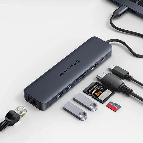 HYPER ハイパー HyperDrive Next 7 Port USB-C ハブ HP-HD4003GL パソコン周辺機器(代引不可)【送料無料】_3
