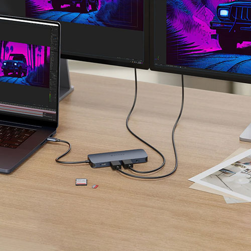 HYPER ハイパー HyperDrive Next Dual 4K60Hz HDMI 11 Port USB-C ハブ HP-HD4006GL パソコン周辺機器(代引不可)【送料無料】_3