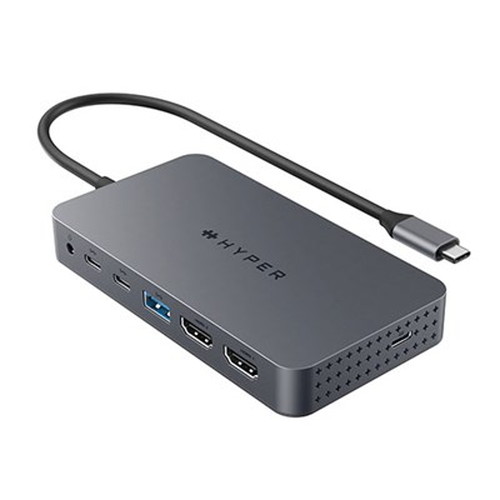 HYPER ハイパー HyperDrive Next Dual 4K HDMI 7 Port USB-C ハブ HP-HD7002GL パソコン周辺機器(代引不可)【送料無料】