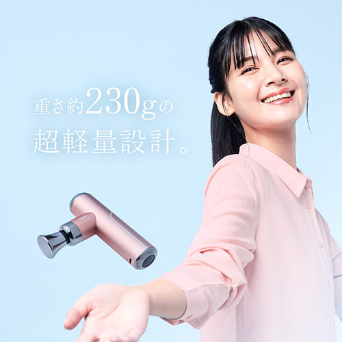 セブンウェイブ WAVEWAVE FASCIAL RELEASE GUN LITTLE 筋膜リリース 小型ボディケアガン シャンパンゴールド wavewave2301-gl-gd 健康 美容家電(代引不可)【送料無料】_2