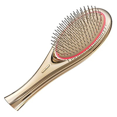セブンウェイブ WAVEWAVE EMSを搭載したクッションブラシ EMS Brush Air ゴールド WH41-01-GD 健康 美容家電(代引不可)【送料無料】の通販は