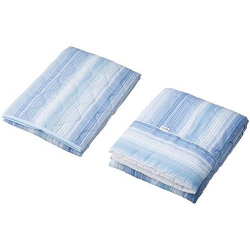 高島ちぢみ サラッと快適 肌布団&敷パッド K20992227 インテリア(代引不可)【送料無料】の通販は