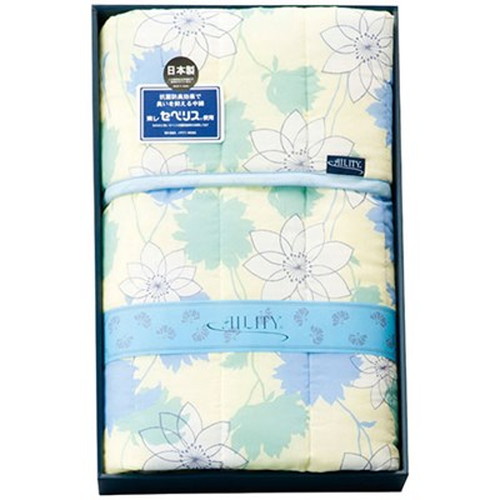 アイリティ 東レ・抗菌防臭わた入キルト肌掛布団 ブルー 2911-022 インテリア(代引不可)【送料無料】の通販は