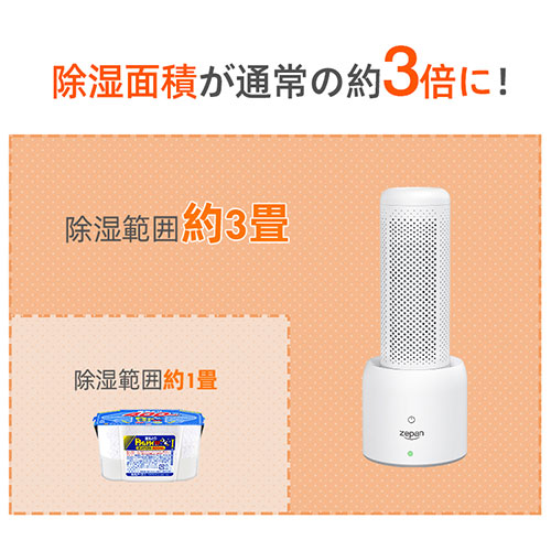zepan ゼパン コンパクト除湿機1セット zpcsj-02 季節家電(代引不可)【送料無料】 除湿機