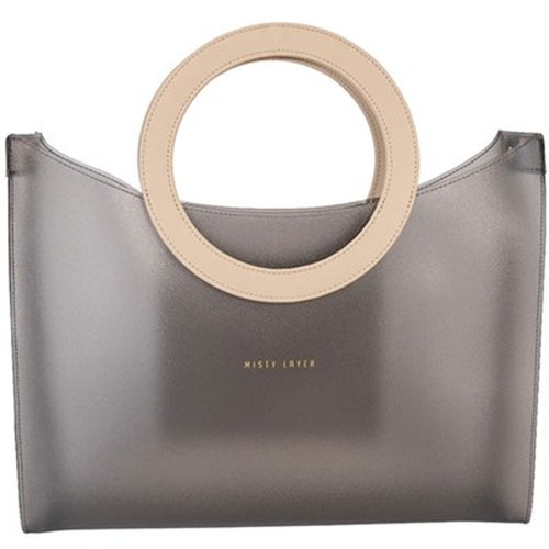 MISTY LAYER トートバッグ リングタイプ Ri ミストをまとうような柔らかい透け感 スモーク MLTbR-SM 雑貨(代引不可)【送料無料】