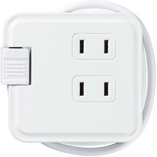 【5個セット】 YAZAWA 巻取りモバイルタップ3個口0.6m ホワイト H2M3006WHX5 生活家電(代引不可)【送料無料】