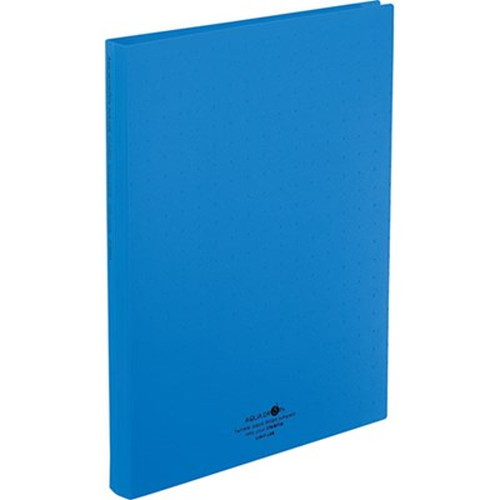 【5個セット】 LIHIT LAB. 名刺帳 ポケット交換タイプ A4 500カード 青 A-5043-8-BLX5 雑貨(代引不可)【送料無料】