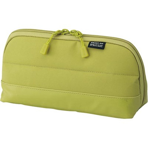 【5個セット】 LIHIT LAB. SMART FIT ワイドオープンペンケース イエローグリー A-7688-6 -YGX5 雑貨(代引不可)【送料無料】