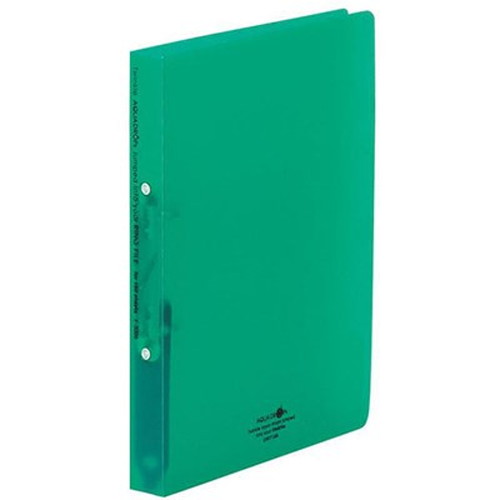 【10個セット】 LIHIT LAB. リングファイル・ツイストリングA4S 緑 F-5005-7-GRX10 雑貨(代引不可)【送料無料】の通販は