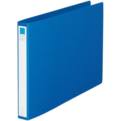 【5個セット】 LIHIT LAB. リングファイル B4E 2穴 藍 F-834-NVX5 雑貨(代引不可)【送料無料】 5,010円