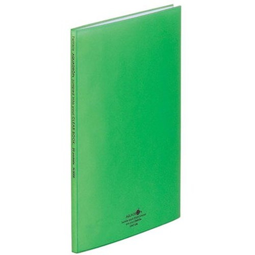【10個セット】 LIHIT LAB. クリヤーブックA4 20枚ポケット 黄緑 N-5000-6-YGX10 雑貨(代引不可)【送料無料】