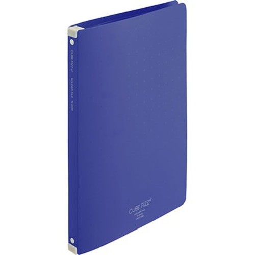 【5個セット】 LIHIT LAB. CUBE FIZZ ホルダーファイル ワイヤ式 ネイビー N-6400-11-NVX5 雑貨(代引不可)【送料無料】の通販は