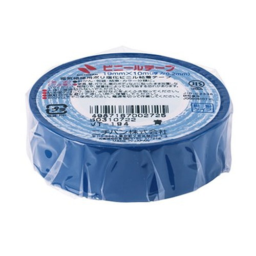 【30個セット】 ニチバン ビニールテープ 19mm 青 NB-VT-194X30 雑貨(代引不可)【送料無料】の通販は 5,150円