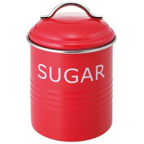 【5個セット】 佐藤金属興業 バーネット キャニスター SUGAR 赤 SALUS204419X5 雑貨(代引不可)【送料無料】の通販は