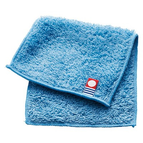 【10個セット】 サスティナブル 愛媛今治ハーフタオルハンカチ ブルー 22449004X10 雑貨(代引不可)【送料無料】の通販は