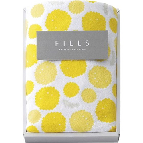 【10個セット】 FILLS フェイスタオル イエロー C5089064X10 雑貨(代引不可)【送料無料】の通販は 4,969円