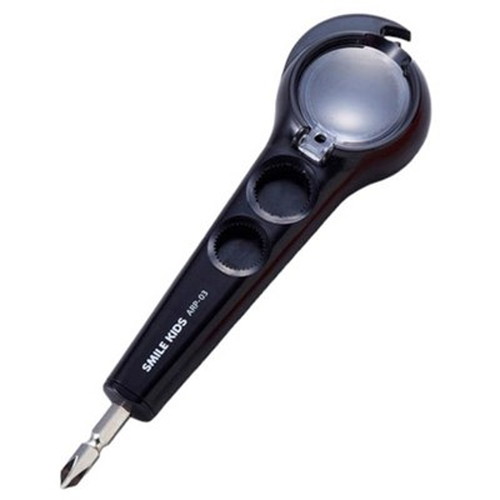 【5セット】 スマイルキッズ マルチオープナー ブラック ARP-03BKX5 キッチン雑貨(代引不可)【送料無料】の通販は 5,140円