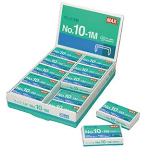 【3セット】 MAX ホッチキス針 No.10-1M ×20 MS91187-20X3 雑貨(代引不可)【送料無料】
