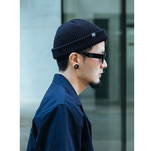 MACK BARRY マクバリー 【BEANIE ビーニー 】 COZY SHORT BEAINE ネイビー MCBRY72683 帽子(代引不可)【メール便配送】【送料無料】