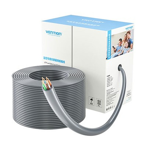 VENTION 業務用 UTP LANケーブル 305M巻き グレー IJ-9910 パソコン周辺機器(代引不可)【送料無料】