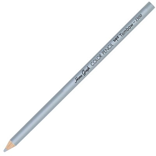 トンボ鉛筆 色鉛筆 1500単色 ぎんいろ 1ダース 12本 Tombow-1500-35 雑貨(代引不可)