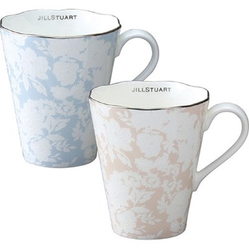 JILL STUART ジルスチュアート ペアマグ φ8.8×10cm ボーン