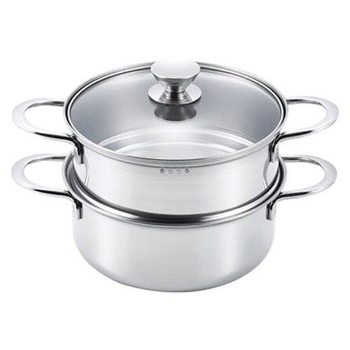 ルチェンテ IH対応二段蒸し器20cm K20783617 キッチン雑貨(代引不可)【送料無料】の通販は 6,410円