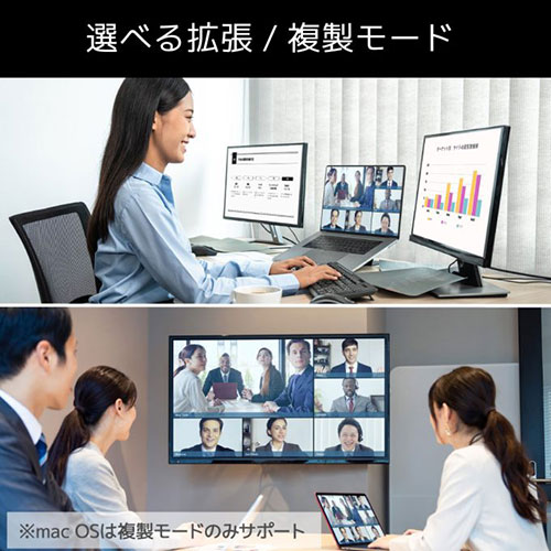 ラトックシステム USB Type-C to デュアルHDMIディスプレイアダプター PD対応 RS-UCHD2-PD 映像関連(代引不可)【送料無料】_4