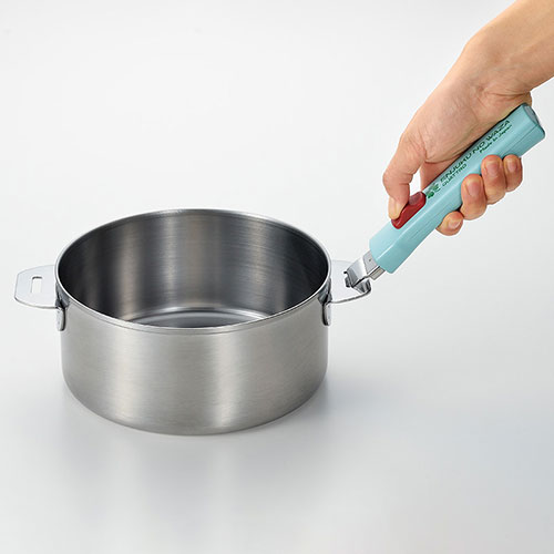よこやま 燕熟の技 クワトロ ステンレス鍋14cm&amp;16cm&amp;18cm&amp;20cm 着脱ハンドル 兼用蓋付き EJQ-1500 キッチン雑貨(代引不可)【送料無料】_2