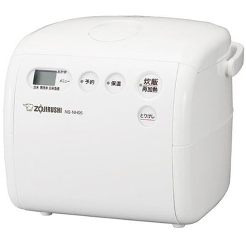 象印 ZOJIRUSHI マイコン炊飯ジャー 3合炊き NS-NH05 ソフトホワイト NS-NH05-WZ キッチン家電(代引不可)【送料無料】の通販は