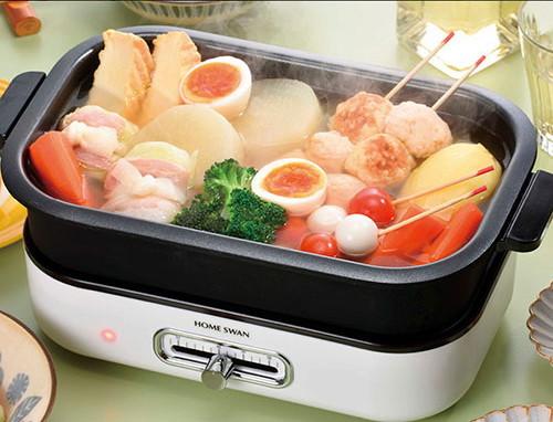 ホームスワン ソロホットプレート(鍋付) 33×19.5×17.5cm C6116646(代引不可)【送料無料】