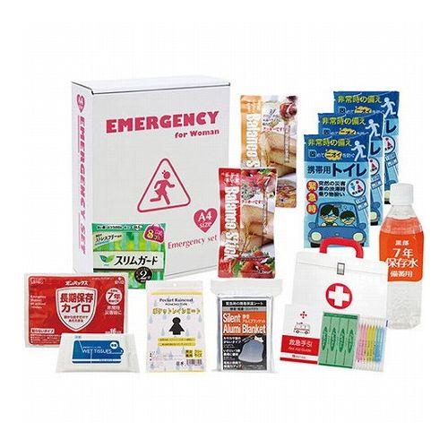 1DAY女性の災害対策12点セット C6018544(代引不可)
