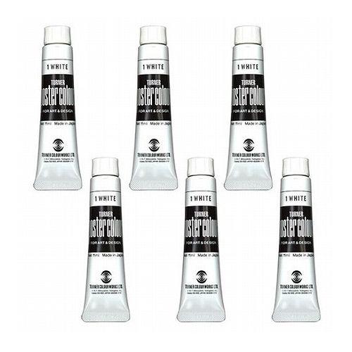 【6本×5セット】 ターナー色彩 ポスターカラー 11ml 1 ホワイト TURNER108800X5(代引不可)【送料無料】