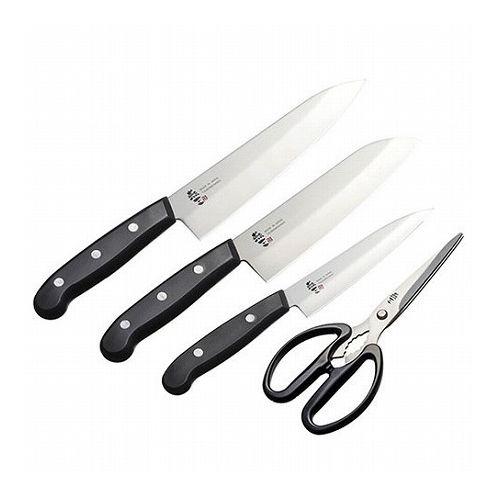 キッチン用品 牛刀 4本セット ステンレス刃 キッチン用品 牛刀 4本