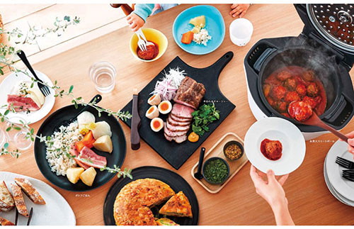 SHARP シャープ ヘルシオ ホットクック 煮物・スープ・蒸し物・めん類・発酵・低温調理・お菓子など 22540501(代引不可)【送料無料】_2