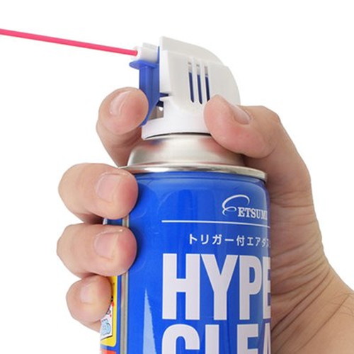 エツミ トリガー付エアダスター ハイパークリーンエコ380N 12本入り VE-5362-12(代引不可)【送料無料】_1