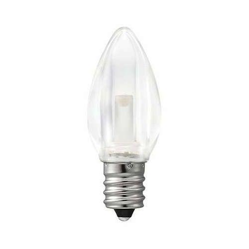 【20個セット】 YAZAWA LEDローソク球電球色 E12 クリア LDC1LG20E12CX20【送料無料】