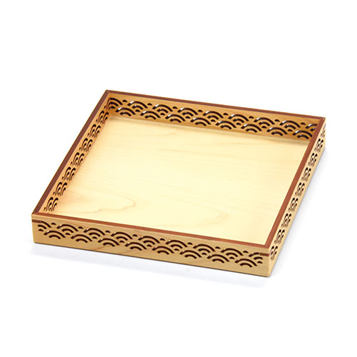 ヤマコー 用美 業務用 ひのき細密膳 青海波 yamaco28014(代引不可)【送料無料】